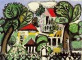 Paysage 1 1933 kubistisch